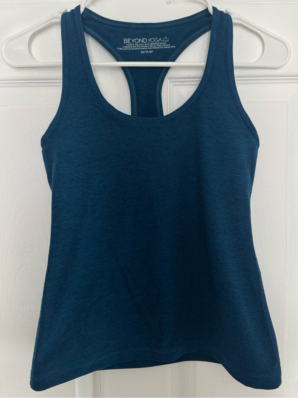 Beyond Yoga Deep Teal Racerback Tank